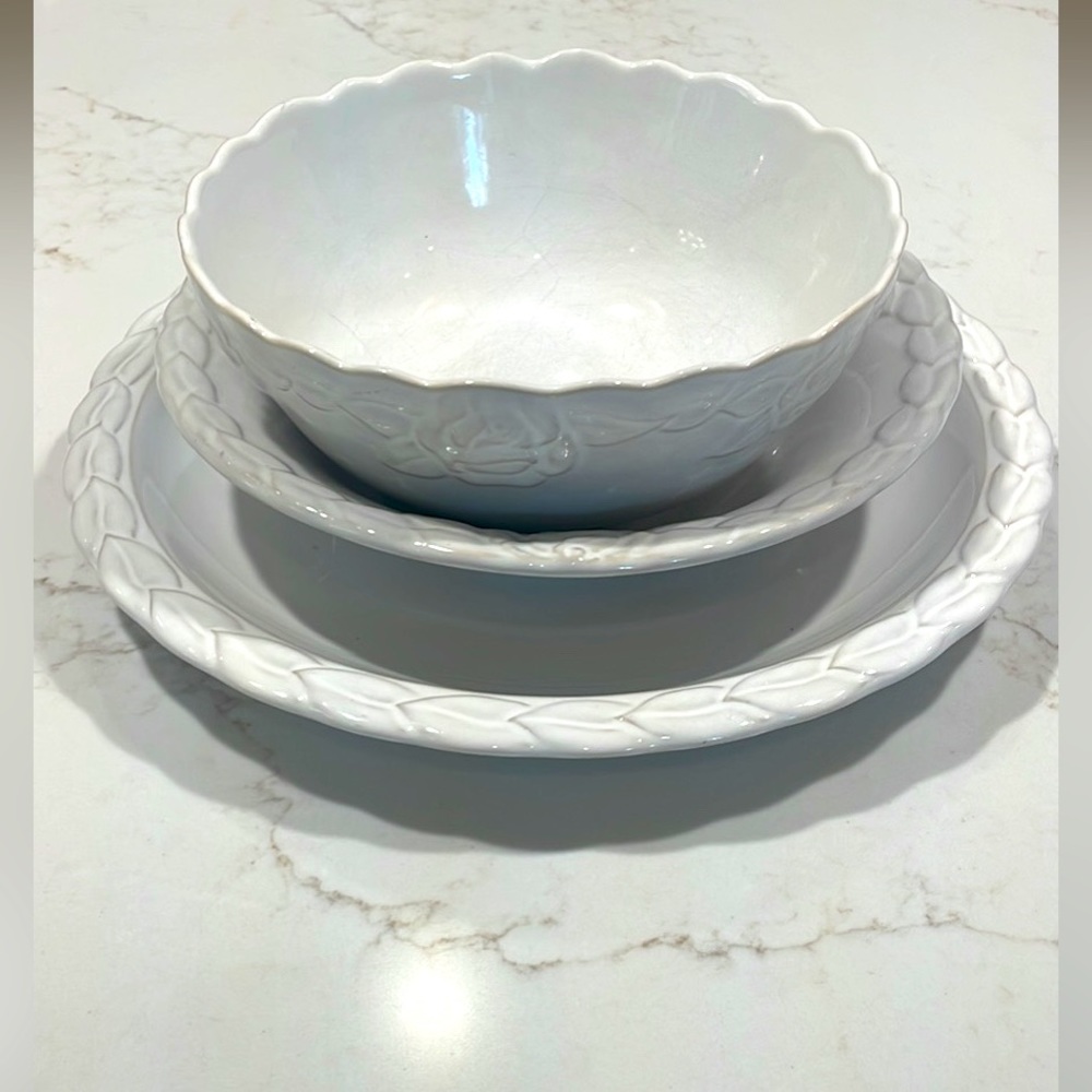 Antique Christian Dior Dish Set